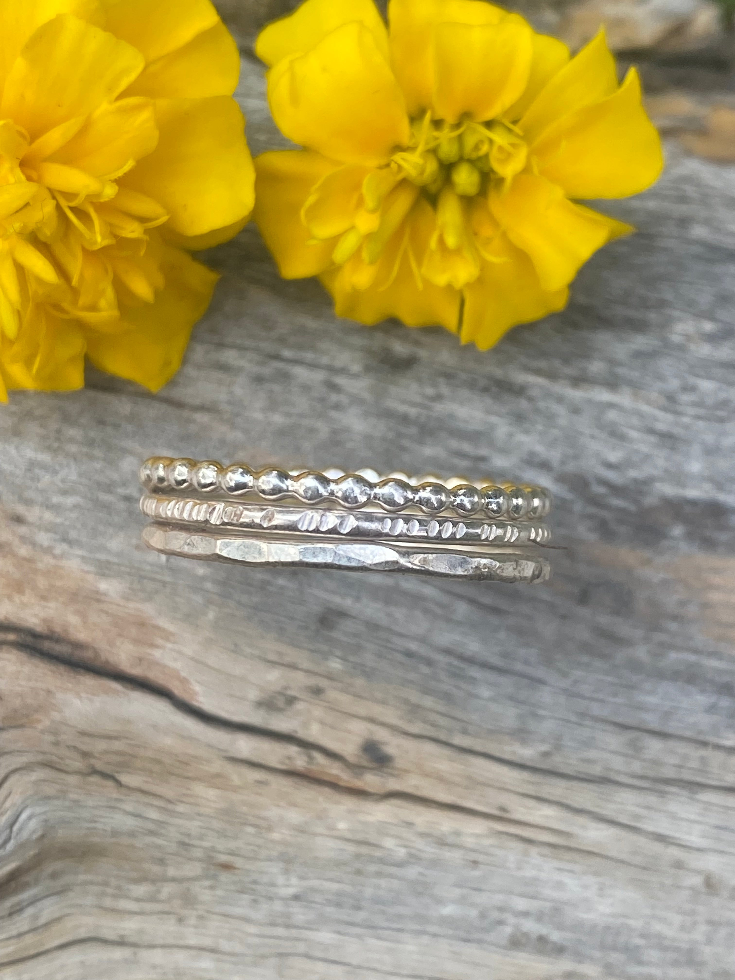 Sterling Silver Stacking Rings