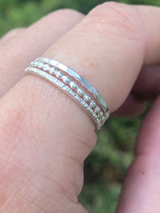 Sterling Silver Stacking Rings