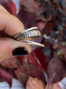 Silver Stacking Rings Set 4