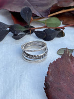 Load image into Gallery viewer, Silver Stacking Rings Set 4
