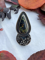 Load image into Gallery viewer, Turquoise Echeveria Ring: Size 8
