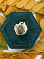 Load image into Gallery viewer, Sunstone Pumpkin Rings

