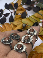 Load image into Gallery viewer, Sunstone Pumpkin Rings
