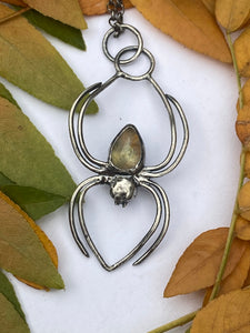 Labradorite Spider Pendant 1
