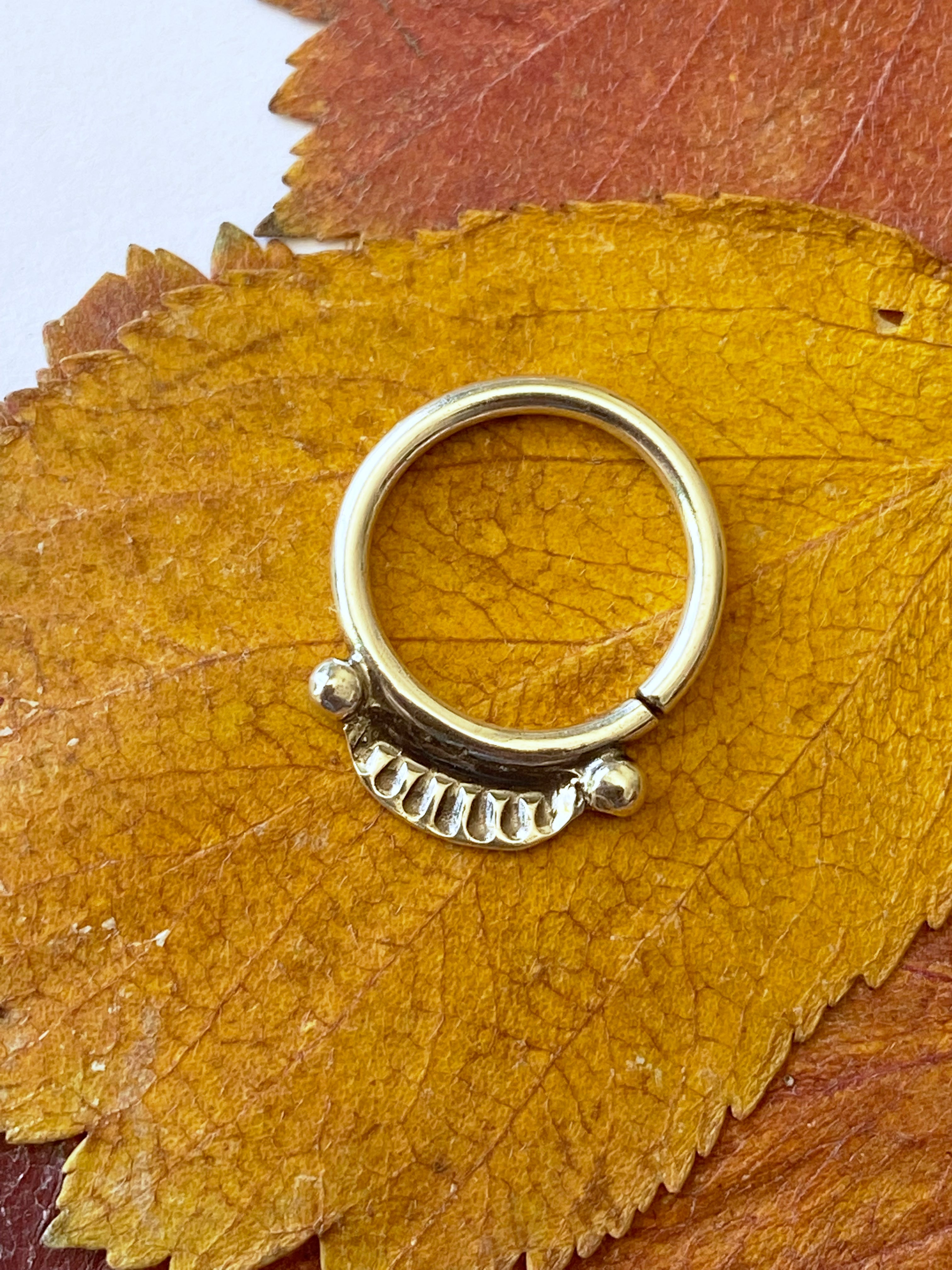 Moonbeam Septum Ring