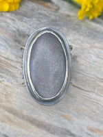 Load image into Gallery viewer, Obsidian Fern Statement Rings
