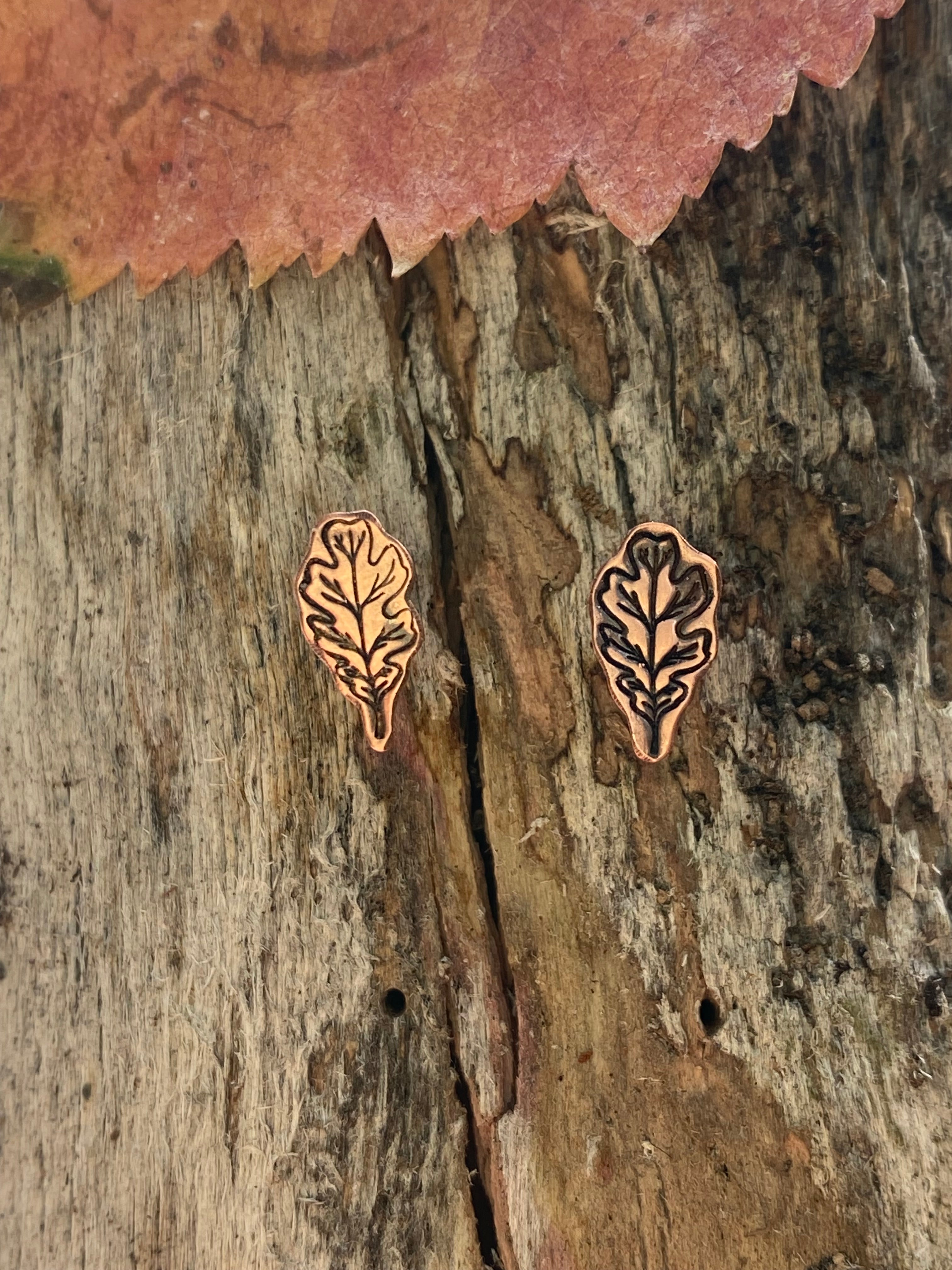 Oak Leaf Studs