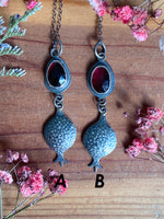 Load image into Gallery viewer, Garnet &amp; Pomegranate Pendants
