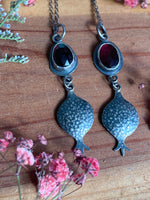 Load image into Gallery viewer, Garnet &amp; Pomegranate Pendants
