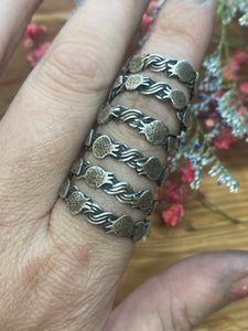 Braided Pomegranate Rings